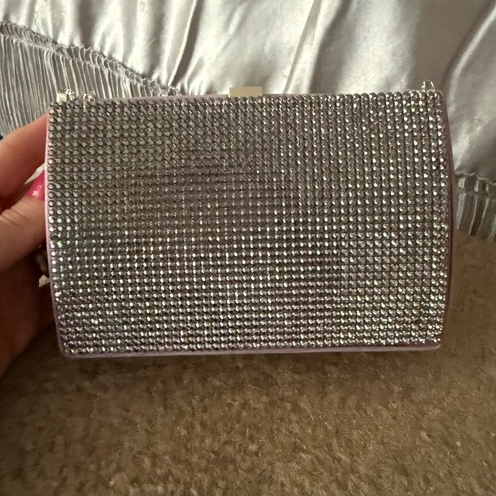 Swarovski Purple and Silver Crystal Clutch - Picture 2 of 16